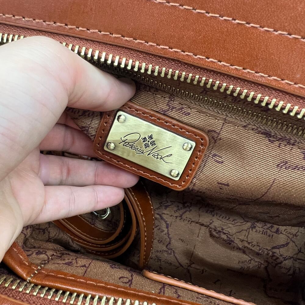 Patricia Nash Womens Purse Discovery Leather Embossed Minor Tan - Picture 16 of 16